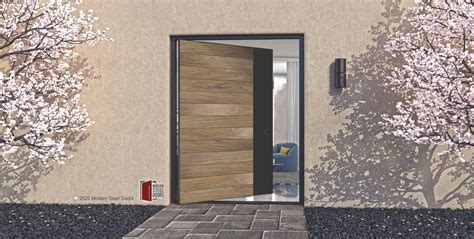 Modern Steel Doors Custom Pivot Doors Glass Doors Metal Doors