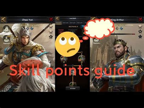 Must See Skills Points Setup Guide Clash Of Kings YouTube