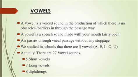 SOLUTION Vowels And Consonants Studypool