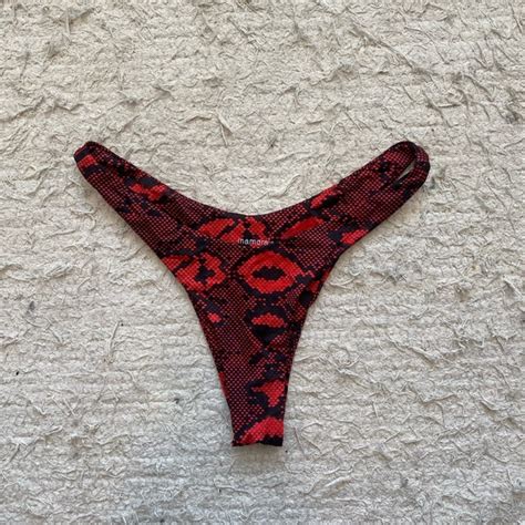 Inamorata Swim Inamorata Orpheus Snake Print Bikini Bottom Poshmark
