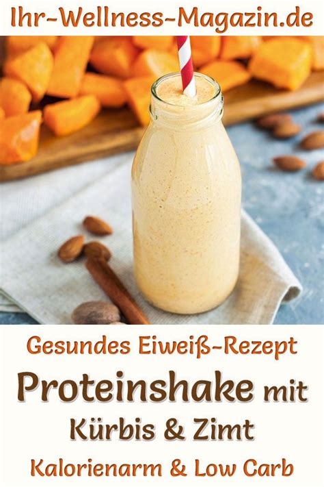 Proteinshake Mit K Rbis Und Zimt Eiwei Shake Rezept Zum Abnehmen