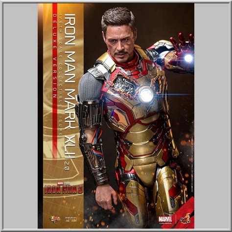 Figurine Hot Toys Iron Man Mark XLII Deluxe Iron Man