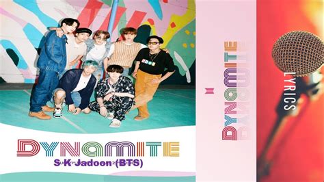 Bts 방탄소년단 Dynamite Lyrics Official Mv Youtube