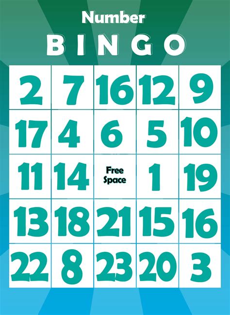 bingo printable 5