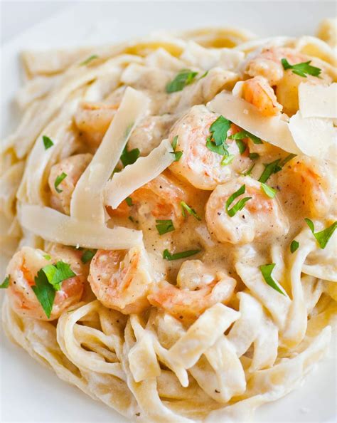 Shrimp Fettuccine Alfredo Tatyanas Everyday Food