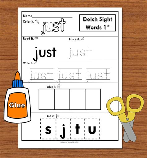 220 Sight Words Worksheets Printable | Etsy