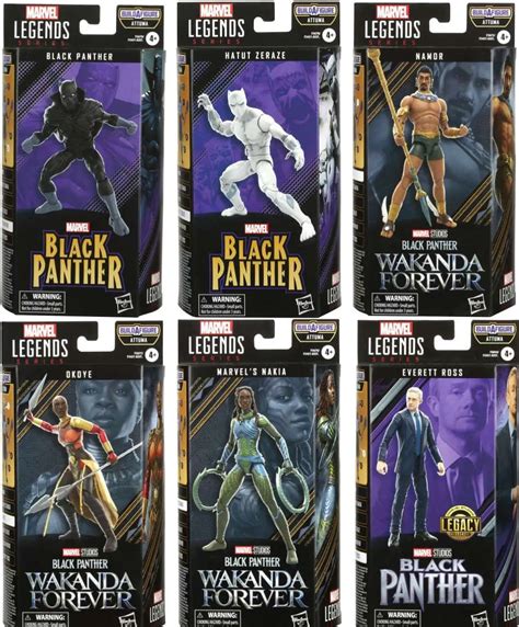 Marvel Black Panther Wakanda Forever Marvel Legends Attuma Series Set