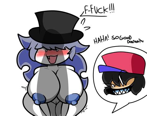 Xbooru Big Ass Big Breasts Big Penis Black Hat Blush Breasts Fuck Jennifferbob The