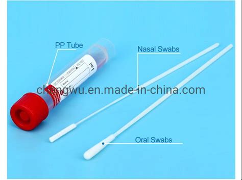 Vtm Transport Media Sampling Kit Nasopharyngeal Swab Throat Swab