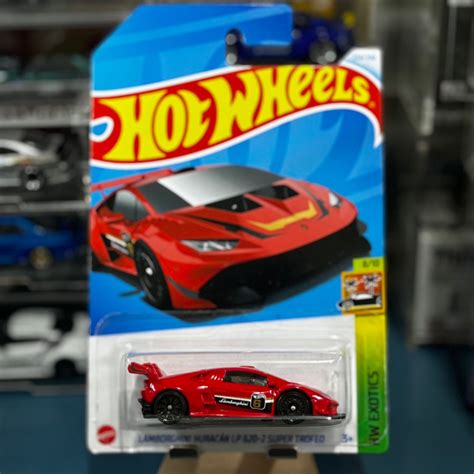 Jual Hot Wheels Lamborghini Huracan LP 620 2 Super Trofeo Red HW Exotics HOTWHEELS