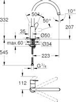 Смеситель для кухни Grohe BauEdge 31367001 купить в магазине Сантехника ...