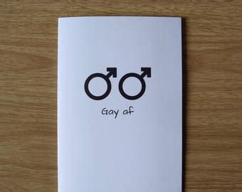 Funny Gay Card Etsy