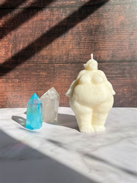 Large Inch Goddess Candle Naked Female Body Candle Woman Torso Candle Fat Female Statue