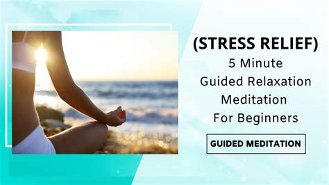 Instant Stress Relief Guided Minute Relaxation Meditation For