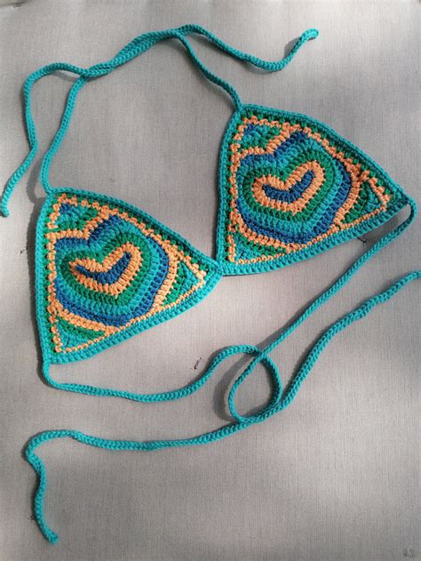 Sweetheart Bikini Top Crochet Pattern Guide Etsy Canada