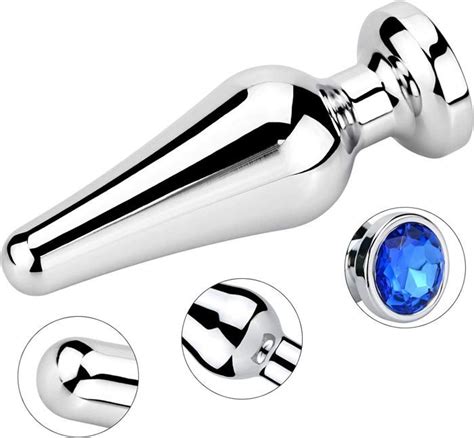 Plug Anal En M Tal Avec Motif F Tichiste Petit Moyen Grand Avec Superbes Couleurs