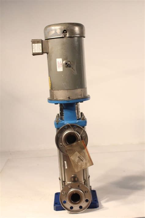 New Goulds Gandl Lowara Ssv Multistage Vertical Centrifugal Pump 3svc1k5f0 7 5 Hp Ebay