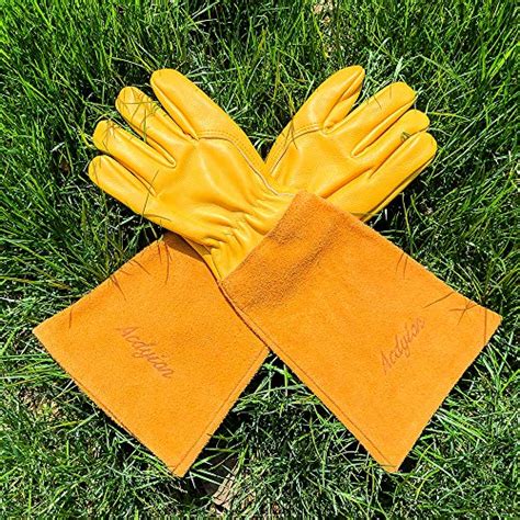 Acdyion Gardening Gloves For Women Men Rose Pruning Thorn And Cut Proof Long Forearm Protection