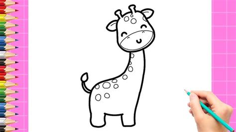 Desenho De Girafa Facil - Desenho De Girafa Facil Como Desenhar Uma Girafa 4 Passos Desenho