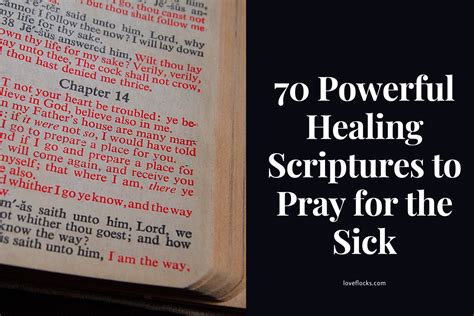 70 Powerful Healing Scriptures To Pray For The Sick