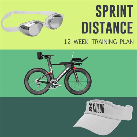 Sprint Distance Triathlon Training Plan - Women's 12 Week – Coeur Sports