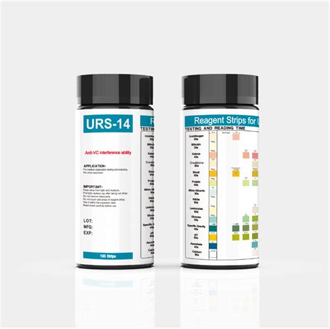 URS 14 Urinalysis Test Strips PH Paper