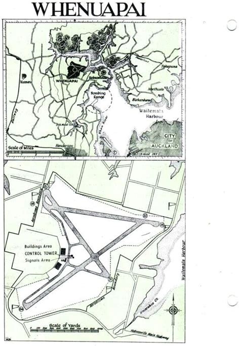 Whenuapai Airport Map & Diagram 1947 Nz History, Airport Map, Map ...