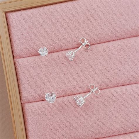 Cartela Brinco Zircônia 2 Pares Folheado Compre No Melhor Atacado Qbiju