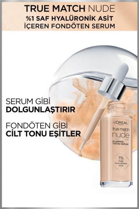 L Oreal Paris L oréal Paris True Match Nude Serum Fondöten Very Light Fiyatı