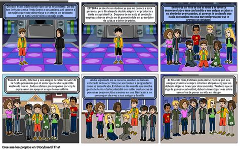 Las Drogas Storyboard Por 0019f9b0
