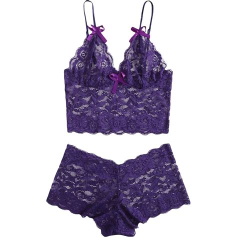 4 Mo Finance SOLY HUX Women S Sexy 2 Piece Lingerie Set Lace Cami And Silk Satin Leopard