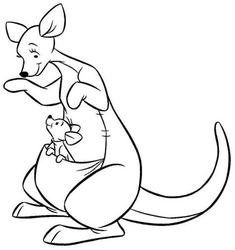 Disney Kanga And Roo Coloring Pages