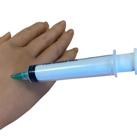 Retractable Syringe Dummy Medical Props Medical Hire