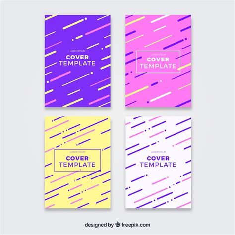 pagina  vetores  ilustracoes de colecao de capa