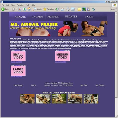 FreeOnes Gives Porn Site Abigail Fraser An Overall Review Rating Of 6 8