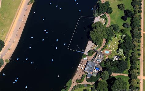 Serpentine Lido Hyde Park From The Air Aerial Photographs Of Great