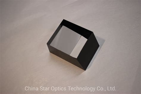 Optical Glass Large Cylindrical Prism With Customized Black Painting