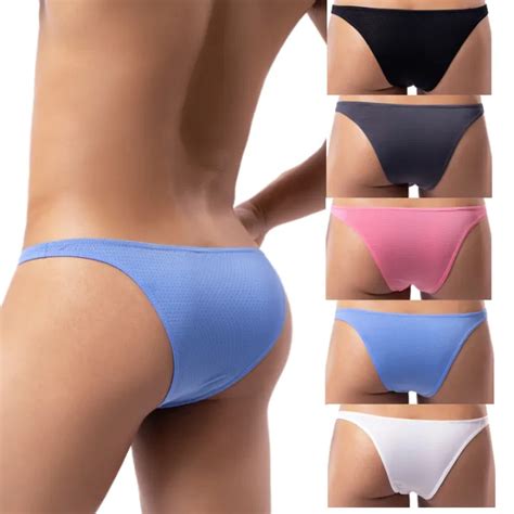 Sexy Men Underwear Men Mesh Briefs Jockstrap Soft Underpants Man Bikini Briefs Underwear Sexy
