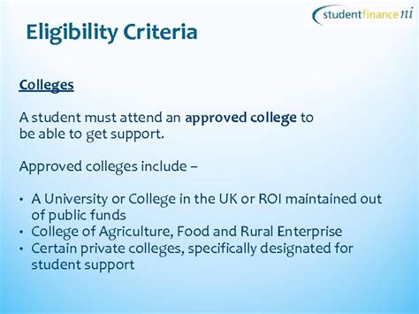 student finance   eligibility criteria residence