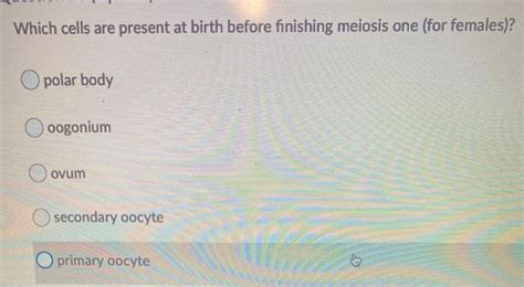 Solved Which Of The Following Organs Are The Primary Sex Chegg