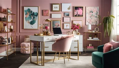 16 Classy Female Executive Office Decor Ideas (Feminine Office)