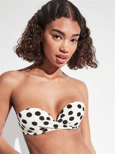 Bikini Negro De Florecitas Gisela