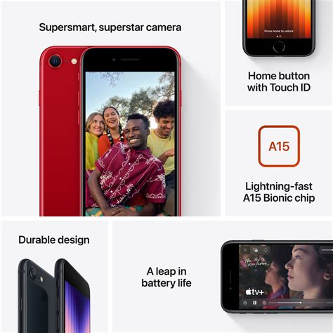 Buy Apple iPhone SE 3rd Gen (128GB, Midnight) Online - Croma