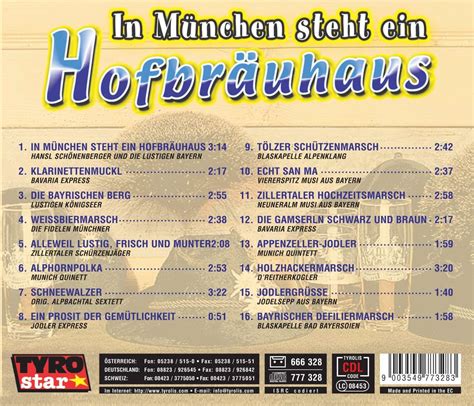 In München steht ein Hofbräuhaus CD jpc