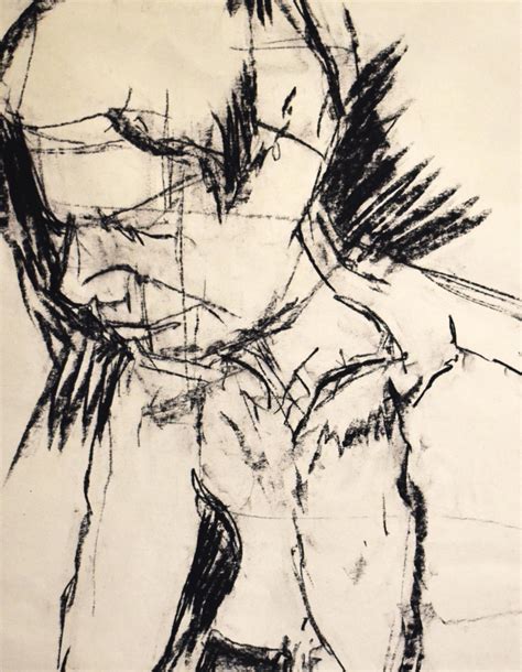 Study Of A Female Nude Life Drawing No