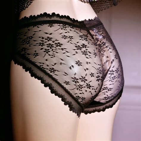 Transparante Olie Glanzende Mannen Lingerie Zakje Slipje Shorts Sissy Mesh Slips Midden Taille