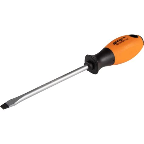 Шлицевая отвертка AFFIX Slotted 8 мм, 150 мм AF04080150 - выгодная цена ...