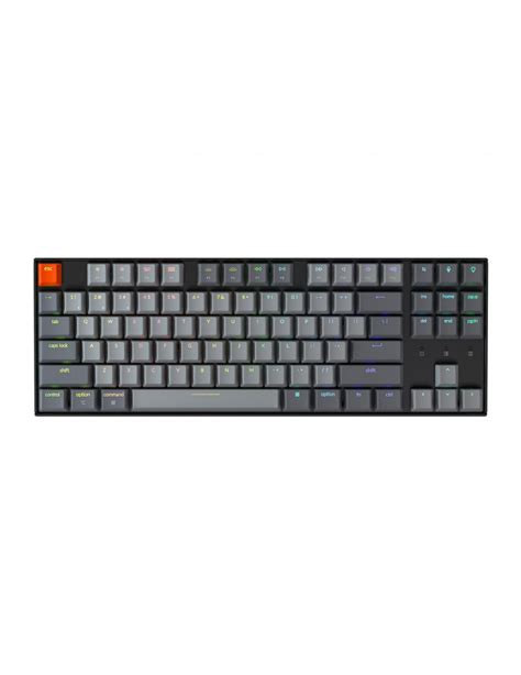 Keychron K Tkl Hot Swappable Gateron Blue Switch Rgb Led Plastic