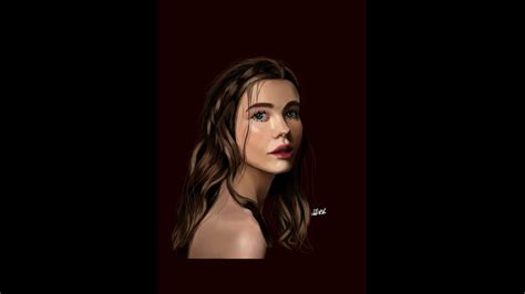 Digital Painting Portrait Process Time Lapse Youtube