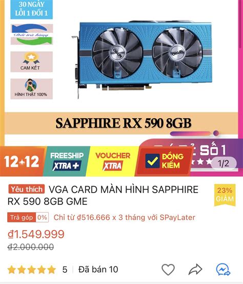 thắc mắc - RX 590 GME | VOZ
